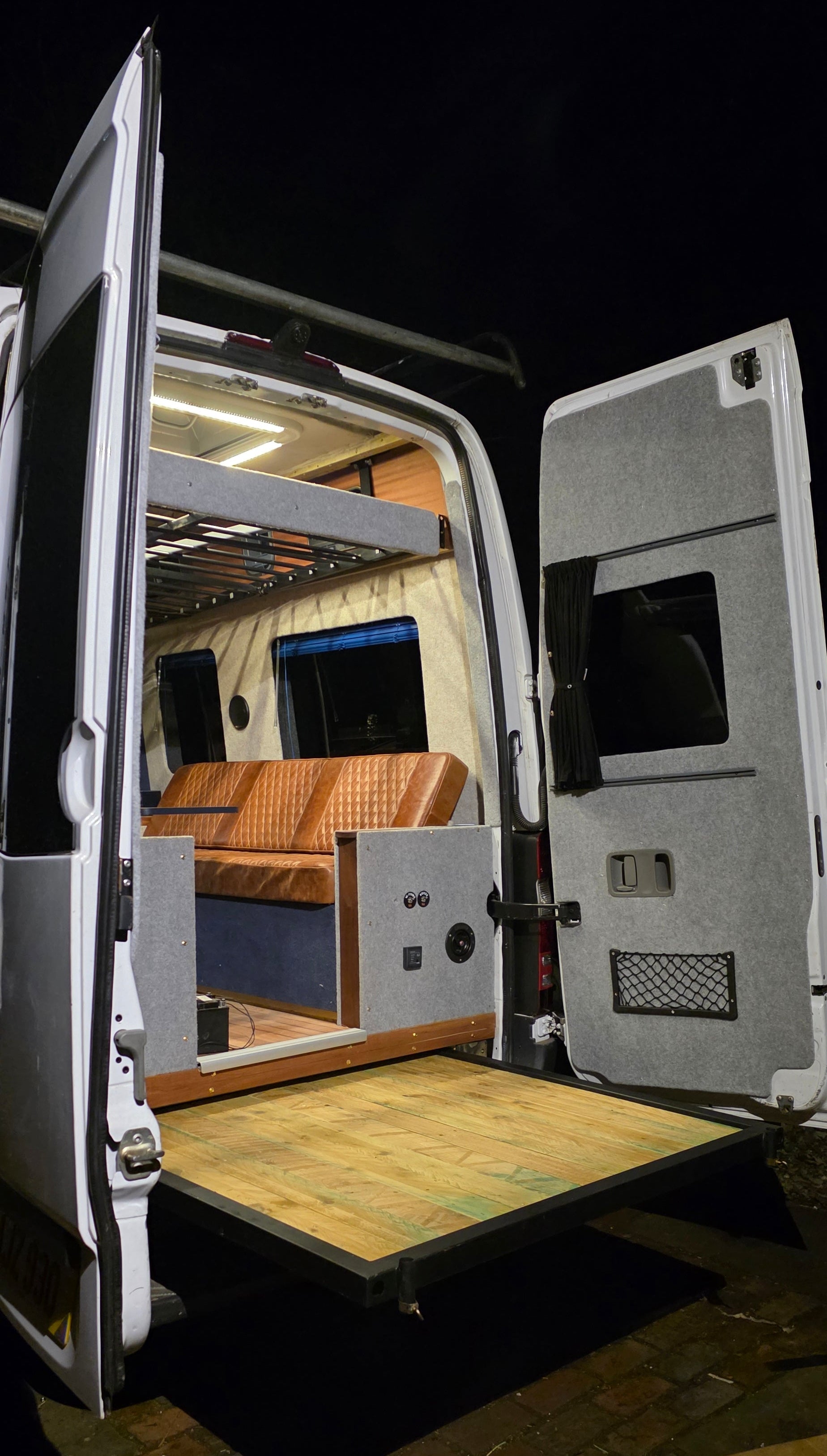 Sprinter van conversion into camper van 