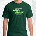 Landy Land Rover Defender Vintage Classic T-Shirt Green