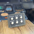 custom 12v switch panel with text for each switch camper rv aircraft interior
